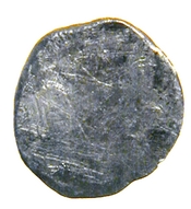 Reverse 'SilCoinCy A7694, Coll. Massy, Salamis, acc.no.: 1944.100.58048. Silver coin of king Evagoras I of Salamis 411 - 374 BC. Weight: .91400000000000003g, Axis: -, Diameter: -. Obverse type: male hd. r.. Obverse symbol: -. Obverse legend: - in -. Reverse type: smooth. Reverse symbol: -. Reverse legend: - in -.