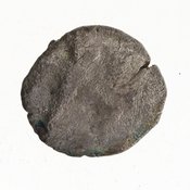 Εμπροσθότυπος 'SilCoinCy A7048, Gift of Christian G. Gunther. March 1949, acc.no.: 1951.116.78. Silver coin of king Ozibaal of Kition 450 - 425 BC. Weight: 3.23g, Axis: 4h, Diameter: 14mm. Obverse type: Heracles advancing r. holding club and bow. Obverse symbol: -. Obverse legend: - in -. Reverse type: lion devouring stag r. within incuse square. Reverse symbol: -. Reverse legend: [l'zb]'l in Phoenician.