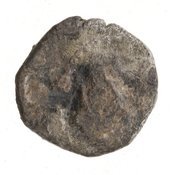 Εμπροσθότυπος 'SilCoinCy A7086, Gift of Christian G. Gunther. March 1949, acc.no.: 1951.116.95. Silver coin of king Uncertain king of Kition of Kition 525 - 480 BC. Weight: .753g, Axis: 12h, Diameter: 9mm. Obverse type: Heracles hd. r.. Obverse symbol: -. Obverse legend: - in -. Reverse type: lion devouring stag r. within incuse square. Reverse symbol: -. Reverse legend: - in -.