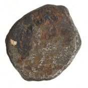 Εμπροσθότυπος 'SilCoinCy A7079, Gift of Christian G. Gunther. March 1949, acc.no.: 1953.30.20. Silver coin of king Uncertain king of Kition of Kition 525 - 480 BC. Weight: .84g, Axis: -, Diameter: 10mm. Obverse type: Heracles hd. r.. Obverse symbol: -. Obverse legend: - in -. Reverse type: lion devouring stag r. within incuse square. Reverse symbol: -. Reverse legend: - in Phoenician.