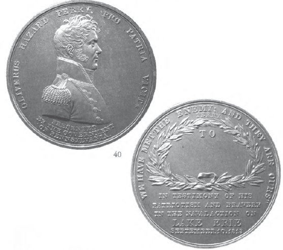 Perry County Erie Pennsylvania Sesquicentennial dite Demi Dollar Coin Medal 