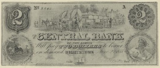MONEY-Mail W2 5-US POSTAL 3 CENT Railroad Dollar Bills-Novelty FAKE-Note 
