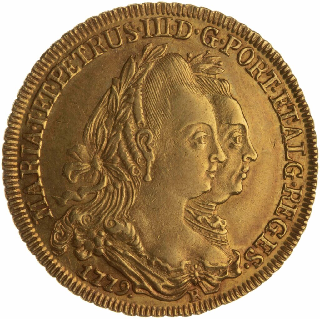 Gold louis d'or of Louis XIV of France