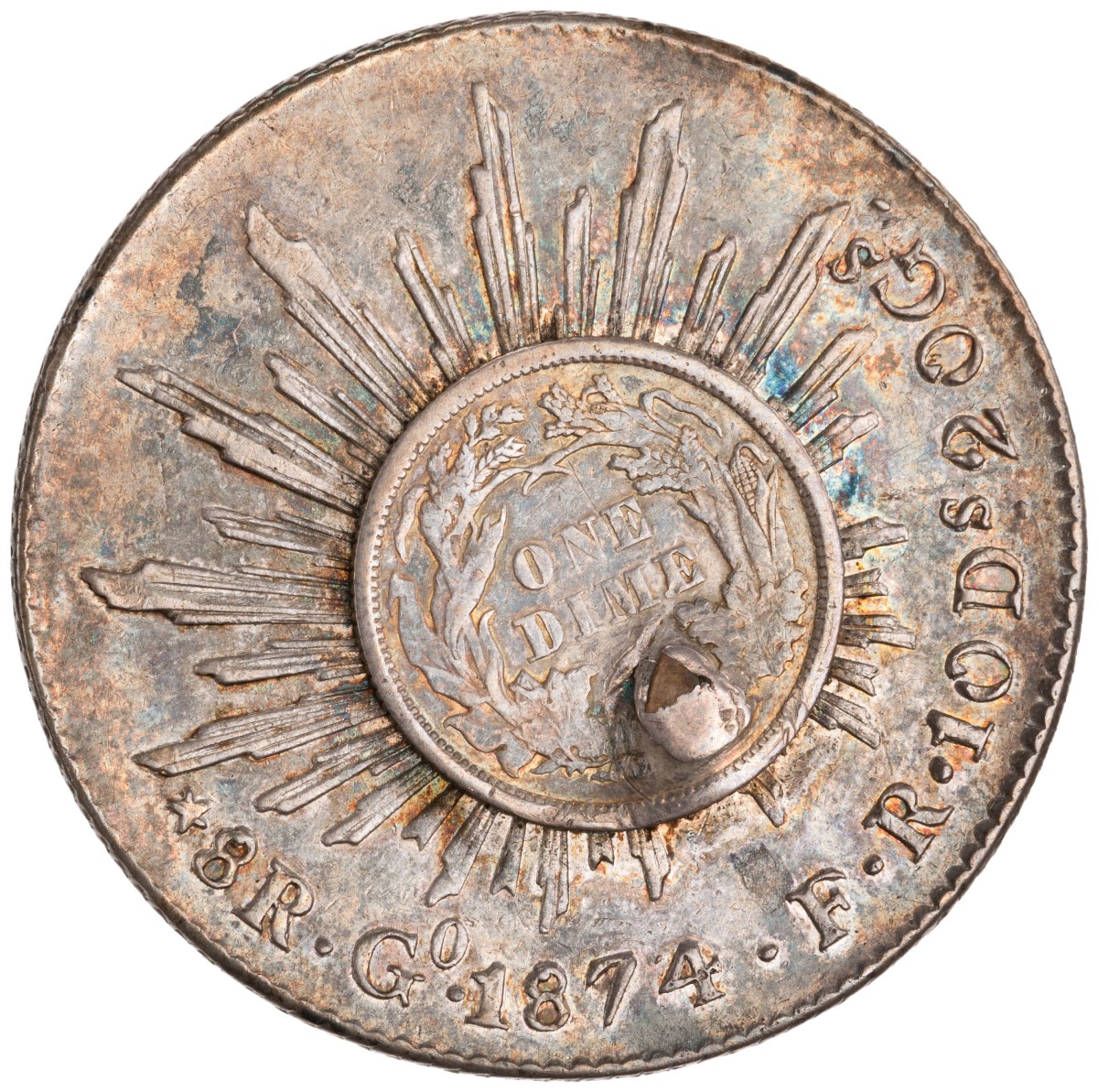 Mexican-American 'Dollar,' circa 1877