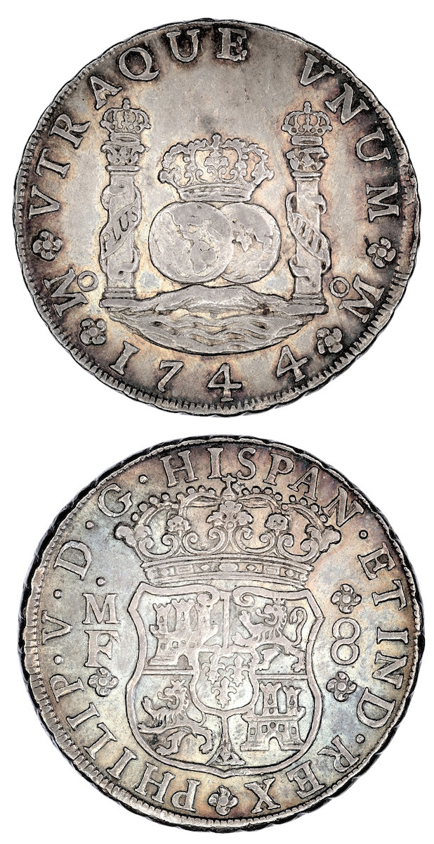 Spanish "piece of eight," 1746. ANS, 1955.130.3