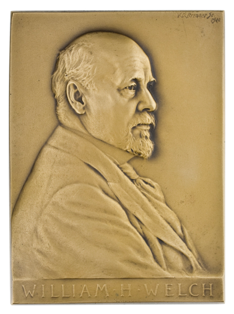 Professor William H. Welch, presented to him in gold by his pupils and friends