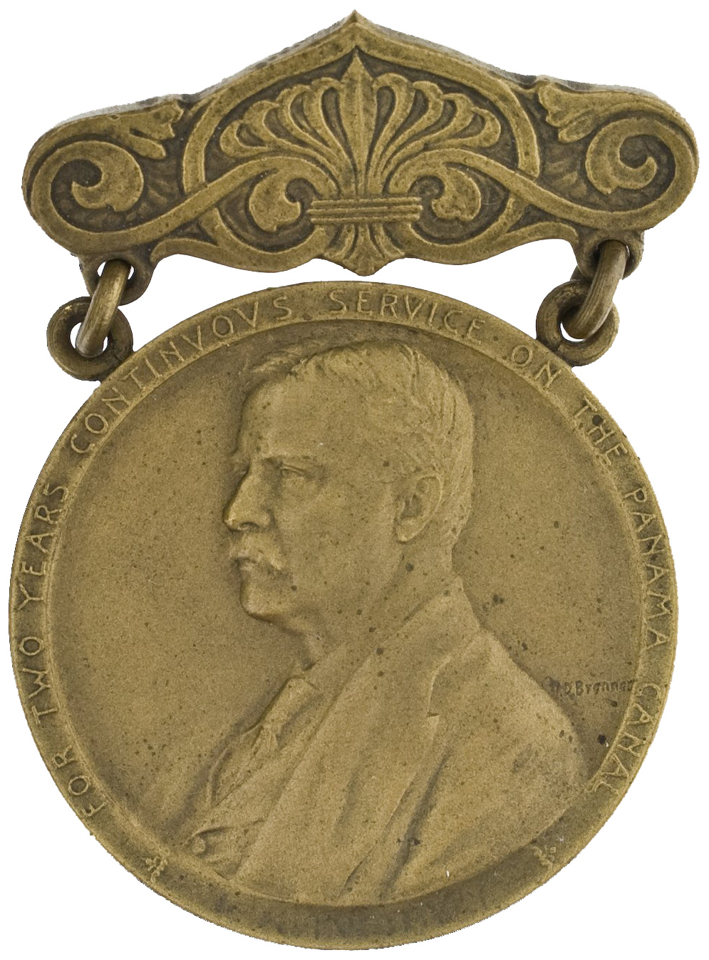 Hahlo-103-105, Panama Canal Service Medal badge