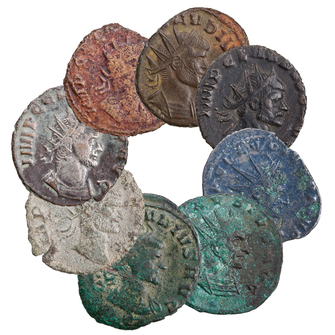 Eight Antoniniani of Claudius Gothicus, 268-270 CE