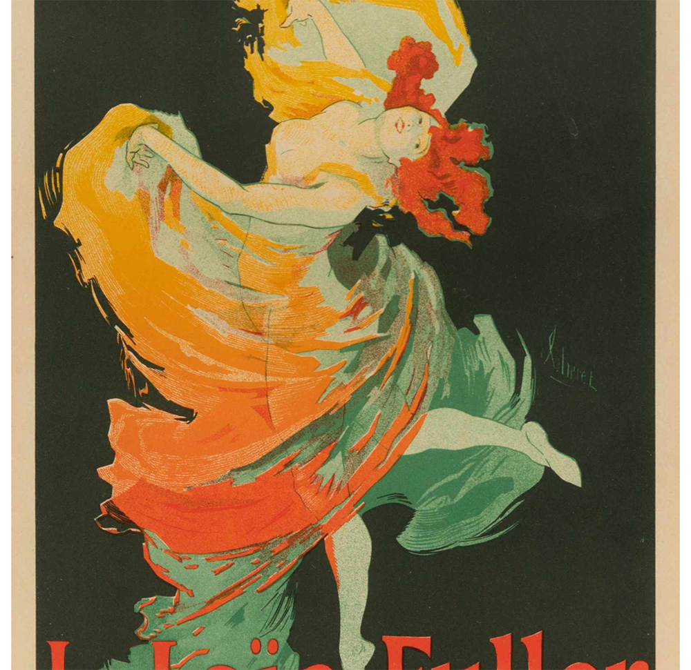 Jules Cheret dancer poster