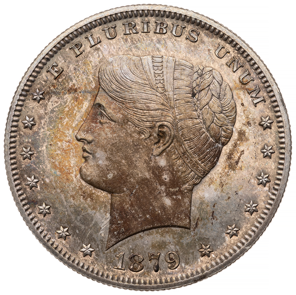1879 Goloid dollar designed by George T. Morgan