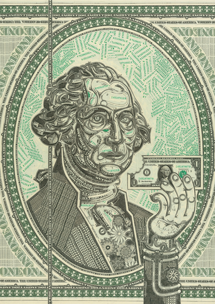 Artist Mark Wagner is Reinventing the US Dollar Bill