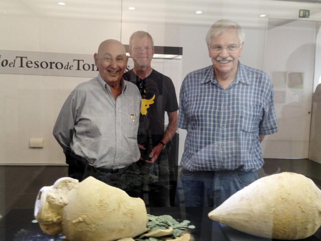 Three ABSS members at the Archaeological Museum