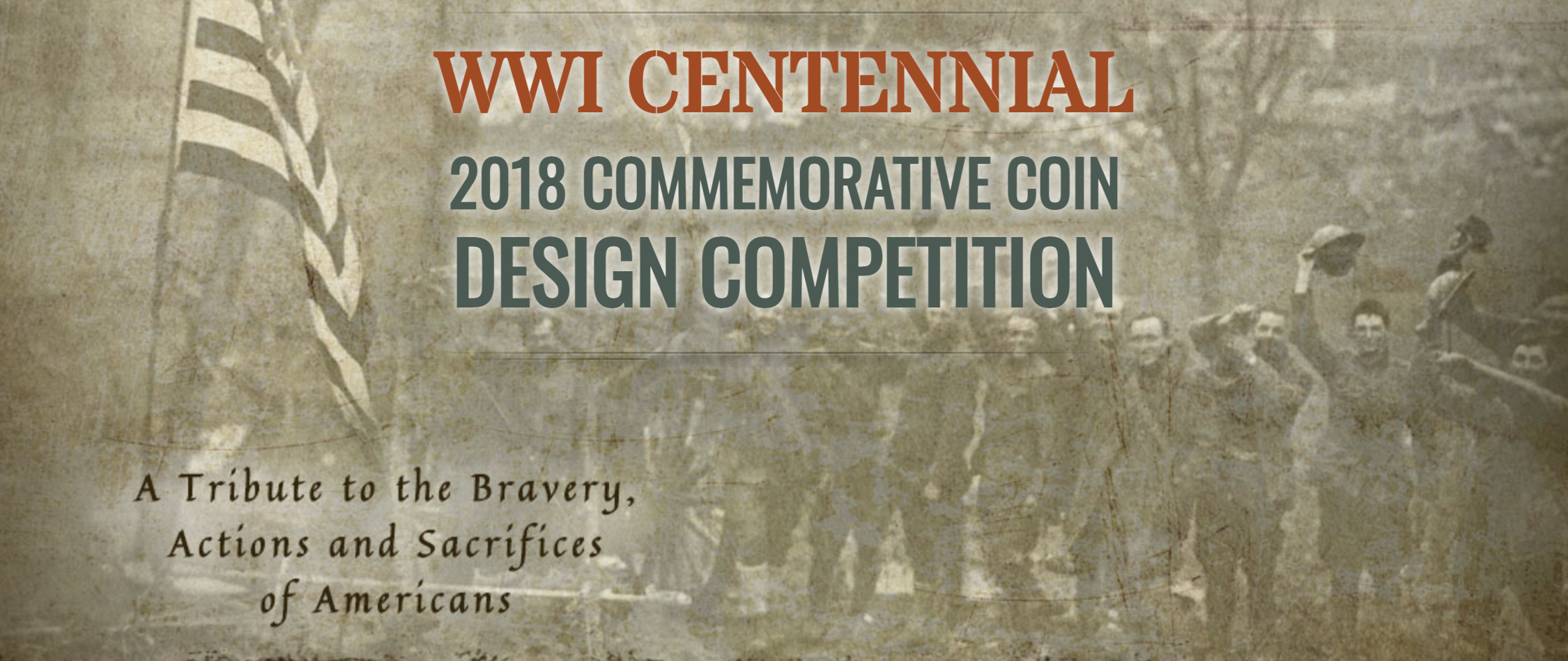 World War I Centennial 2018 Commemorative Coin Design Competition