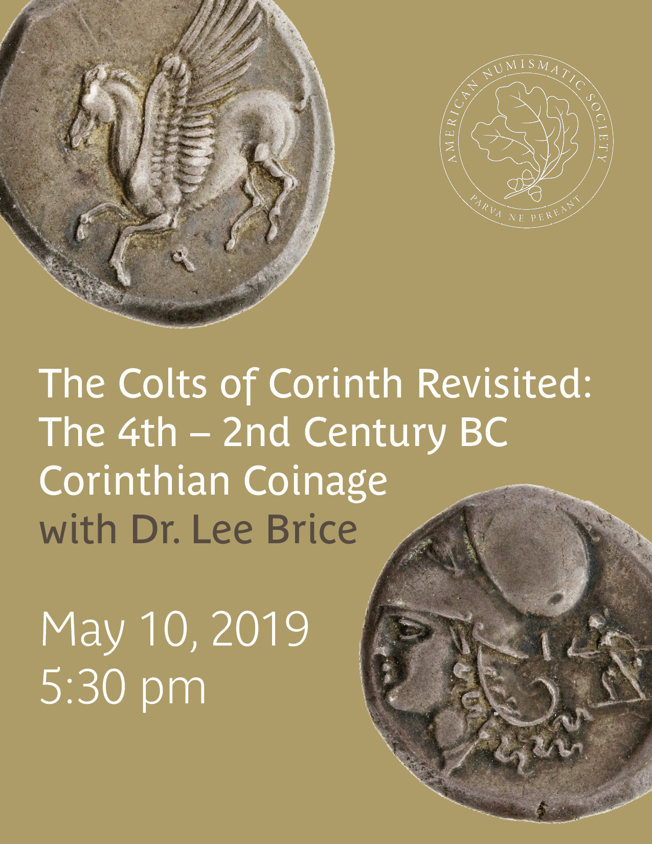 Prof. Lee Brice, "The Colts of Corinth Revisited: The 4th-2nd...