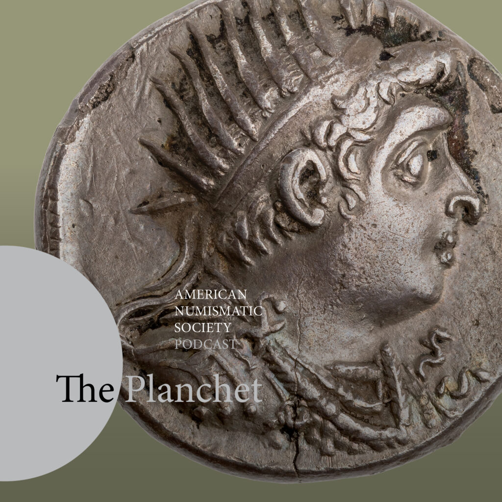 Ptolemaic coin cover image for the Planchet podcast, season 4, episode 7