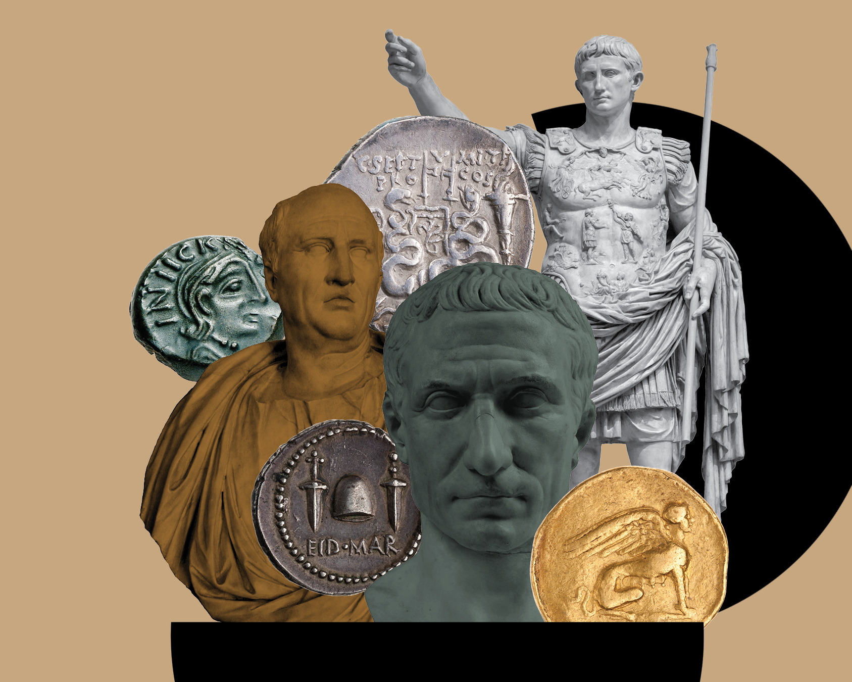 Learning about Cicero, Caesar and Vergil via Coins