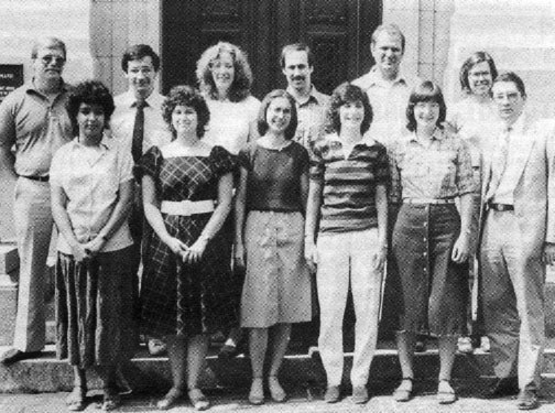 Group picture of Summer Seminar Students 1983