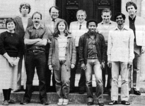 Group picture of Summer Seminar Students 1985