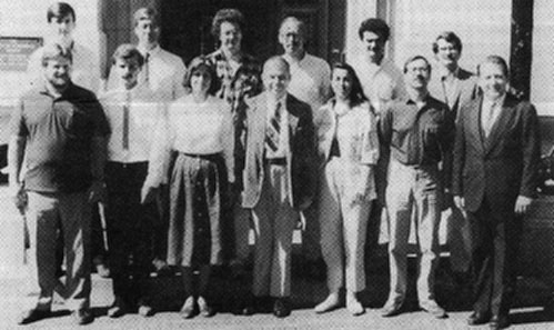 Group picture of Summer Seminar Students 1986