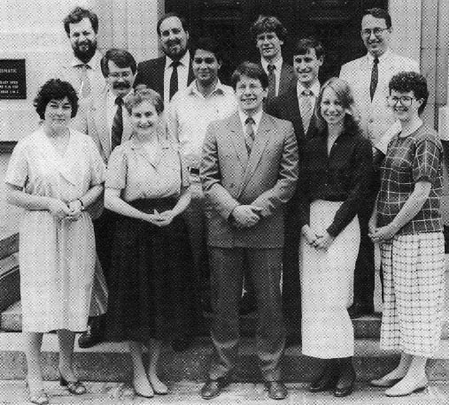 Group picture of Summer Seminar Students 1987