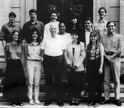 Group picture of Summer Seminar Students 1992