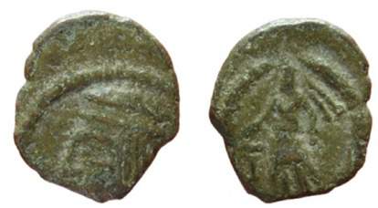 Fig. 1. Arsacid bronze coin, Ecbatana, 10–38 CE (ANS 1944.100.83104).