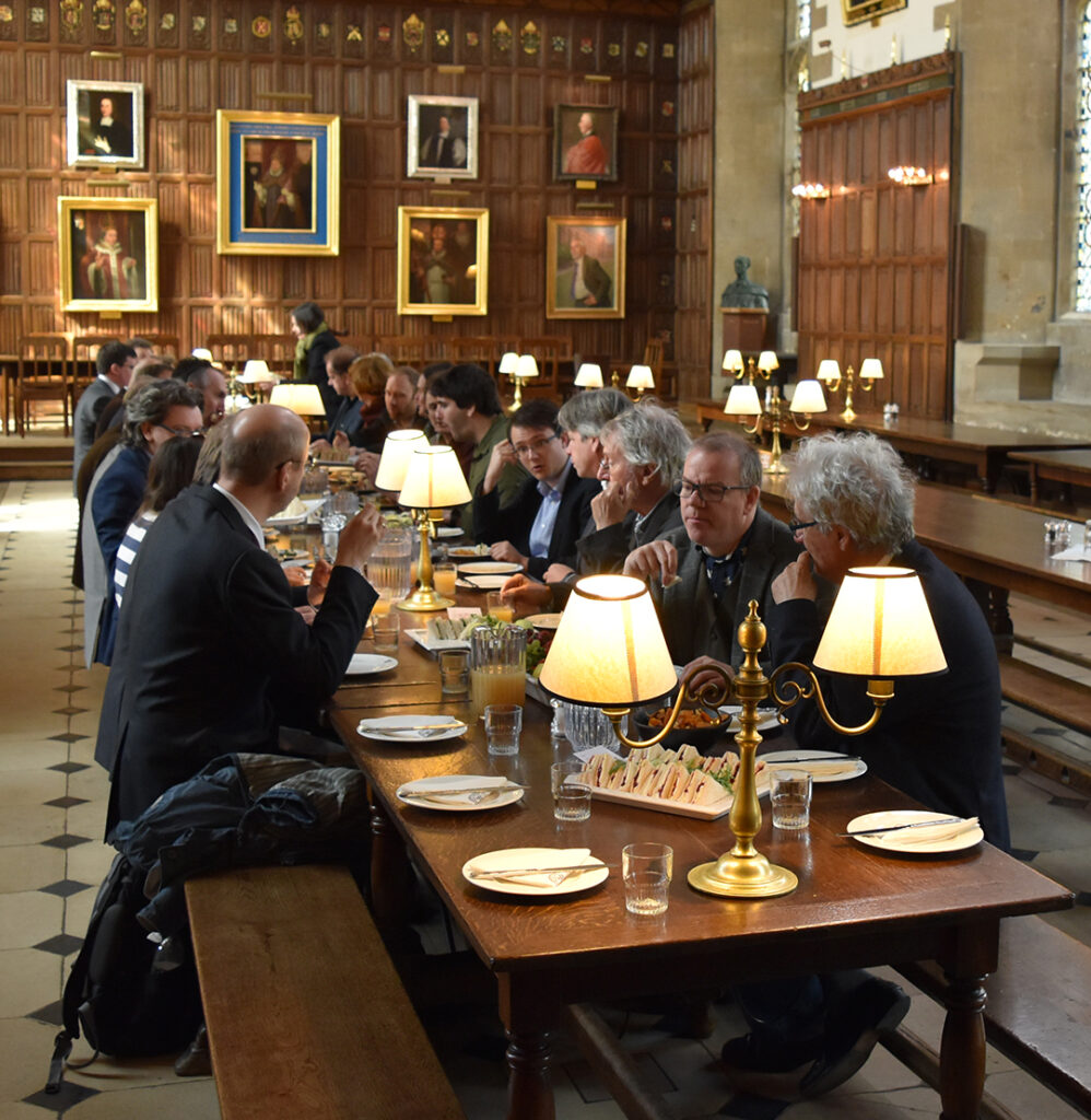 OPAL conference lunch in New College, Oxford.
