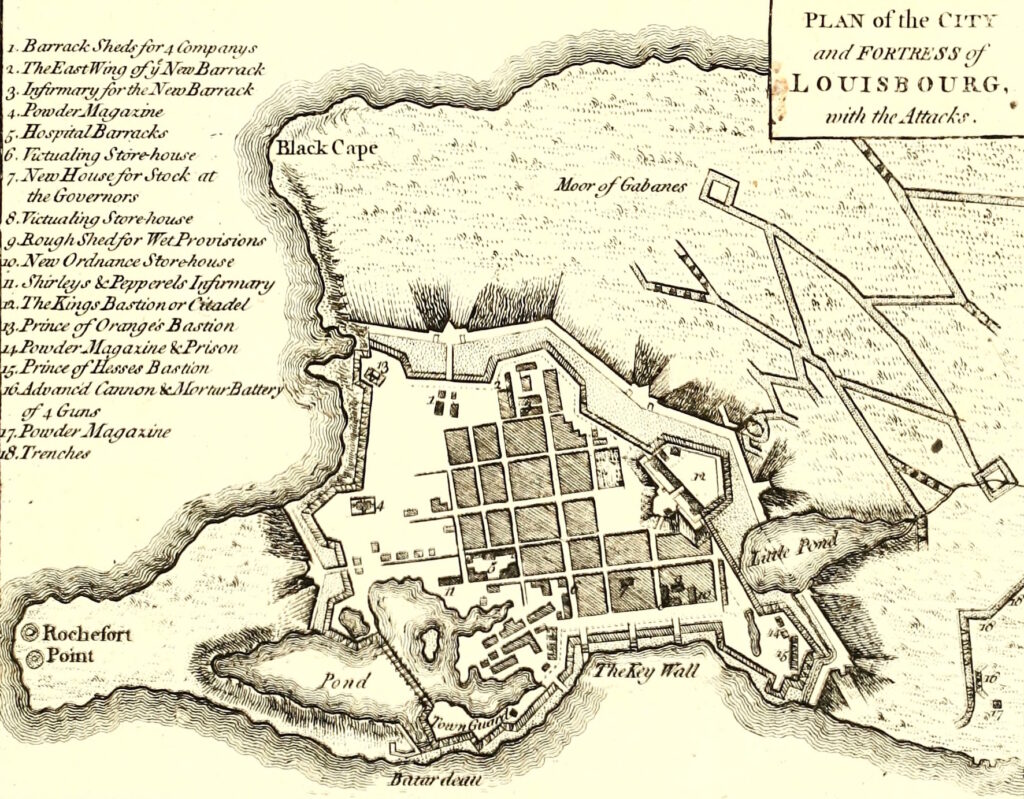 J. Rocque, A Set of Plans and Forts in America (1765)